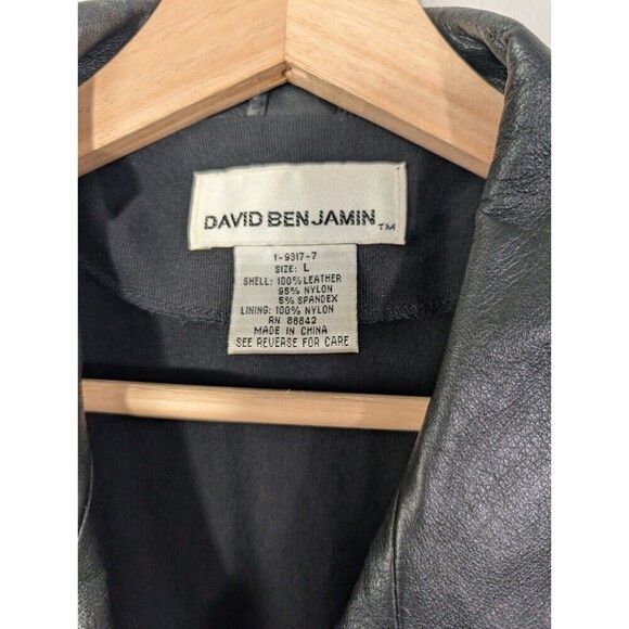 Vintage‎ David Benjamin Leather Vest Large - Picture 3 of 7